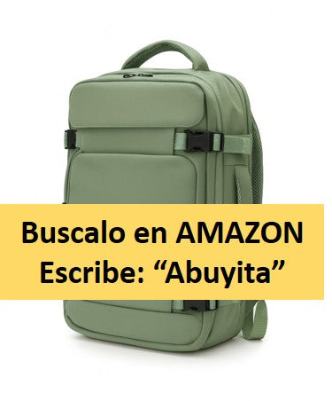Mochila Viaje Cabina Avion 40x20x25 Apta para Ryanair - Travel Backpack Verde Impermeable Hombre Mujer Viaje, Trabajo y Estudio