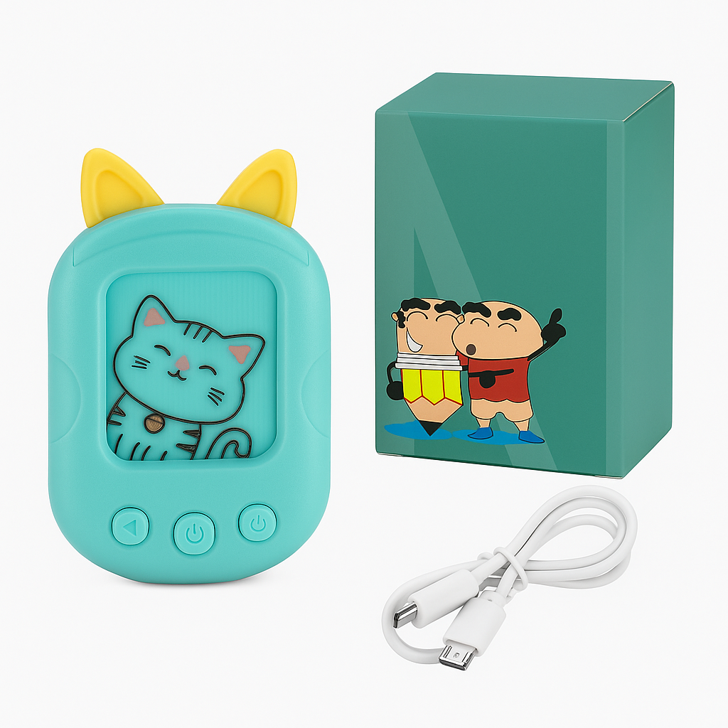 Flash Card Reader Infantil Abuyita modelo gatito azul – ¡Aprender inglés nunca fue tan divertido!