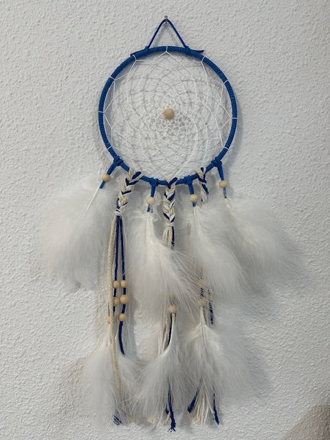Atrapasueños Artesanal Abuyita (15 cm Dia)– Protector de Sueños Hecho a Mano, Colores Únicos y Energía Positiva
