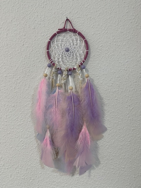 Atrapasueños Artesanal Abuyita (10 cm Dia) – Protector de Sueños Hecho a Mano, Colores Únicos y Energía Positiva