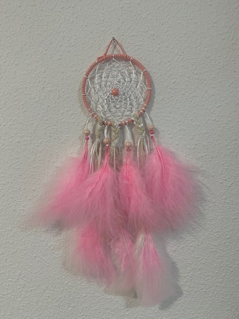Atrapasueños Artesanal Abuyita (10 cm Dia) – Protector de Sueños Hecho a Mano, Colores Únicos y Energía Positiva
