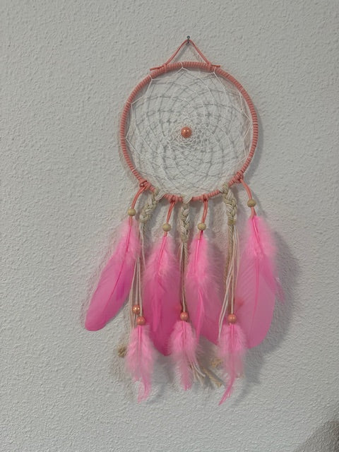 Atrapasueños Artesanal Abuyita (15 cm Dia)– Protector de Sueños Hecho a Mano, Colores Únicos y Energía Positiva