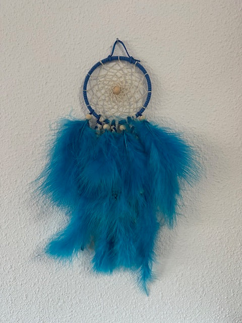 Atrapasueños Artesanal Abuyita (10 cm Dia) – Protector de Sueños Hecho a Mano, Colores Únicos y Energía Positiva
