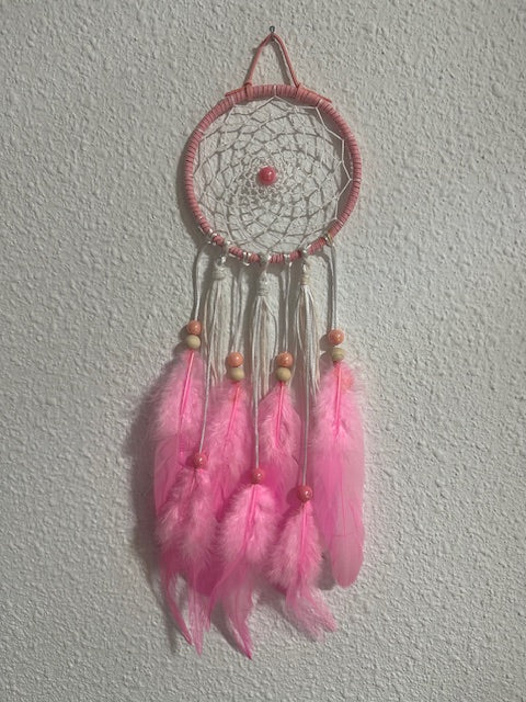 Atrapasueños Artesanal Abuyita (10 cm Dia) – Protector de Sueños Hecho a Mano, Colores Únicos y Energía Positiva
