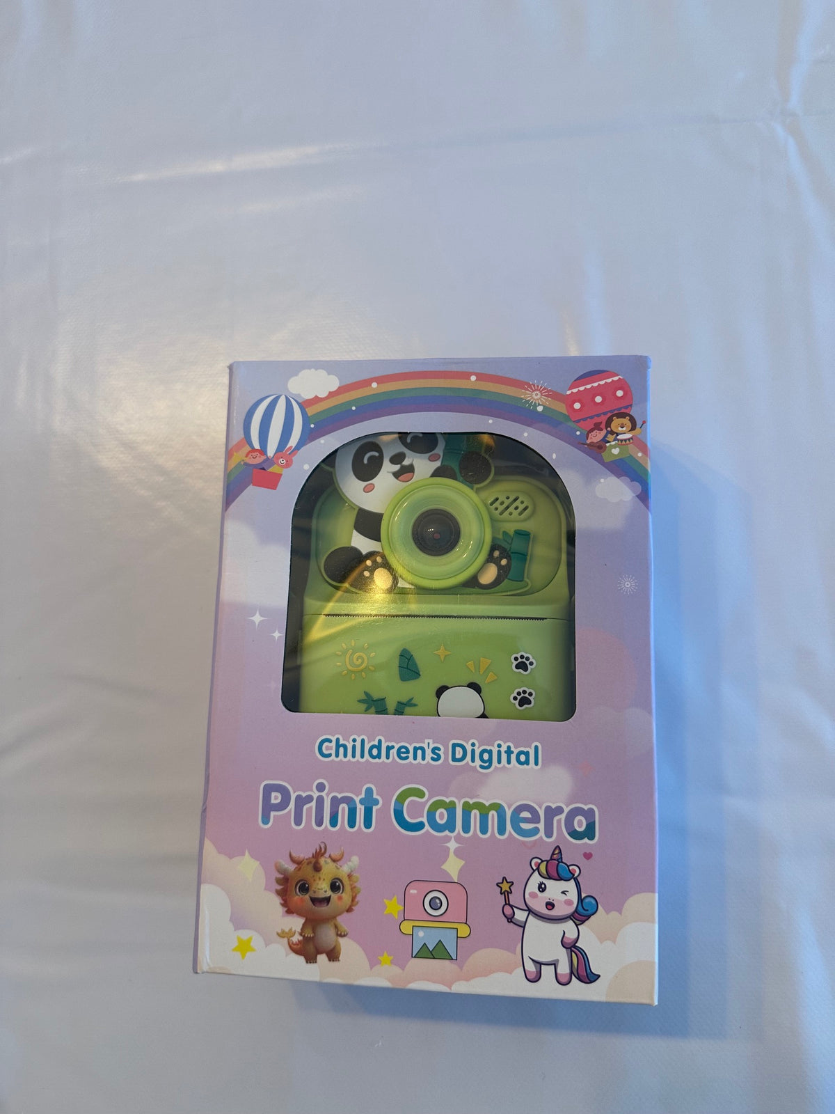 Cámara Infantil Instantánea Abuyita con Impresión Térmica, Juegos y Pantalla LCD 2.4''- Modelo Panda
