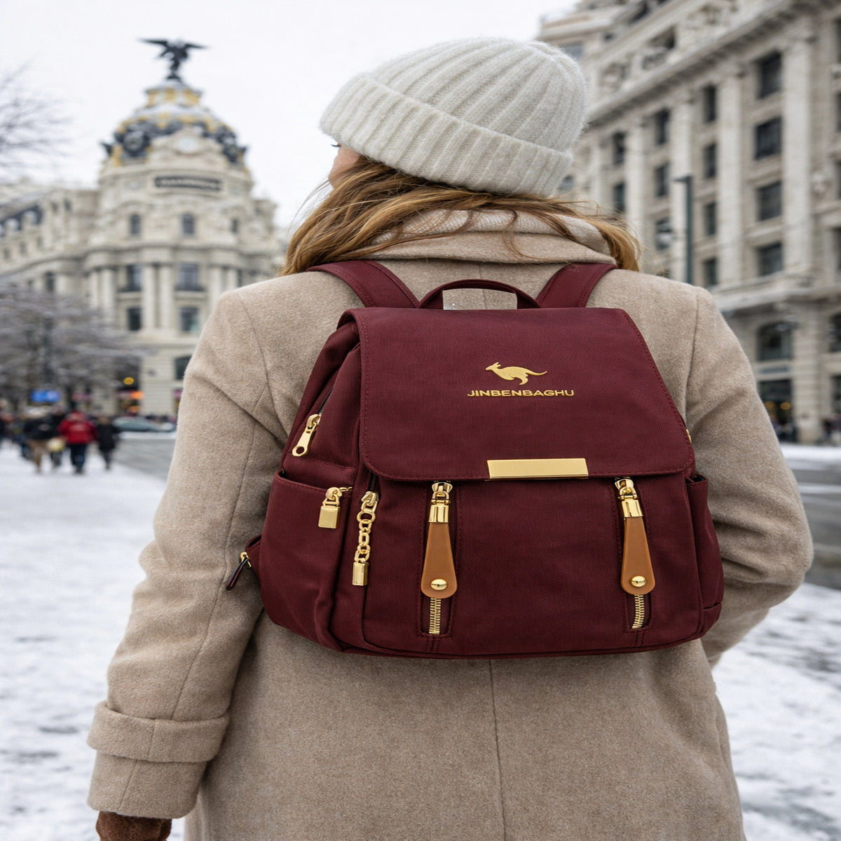 Mochila Vino Impermeable Elegante y Funcional
