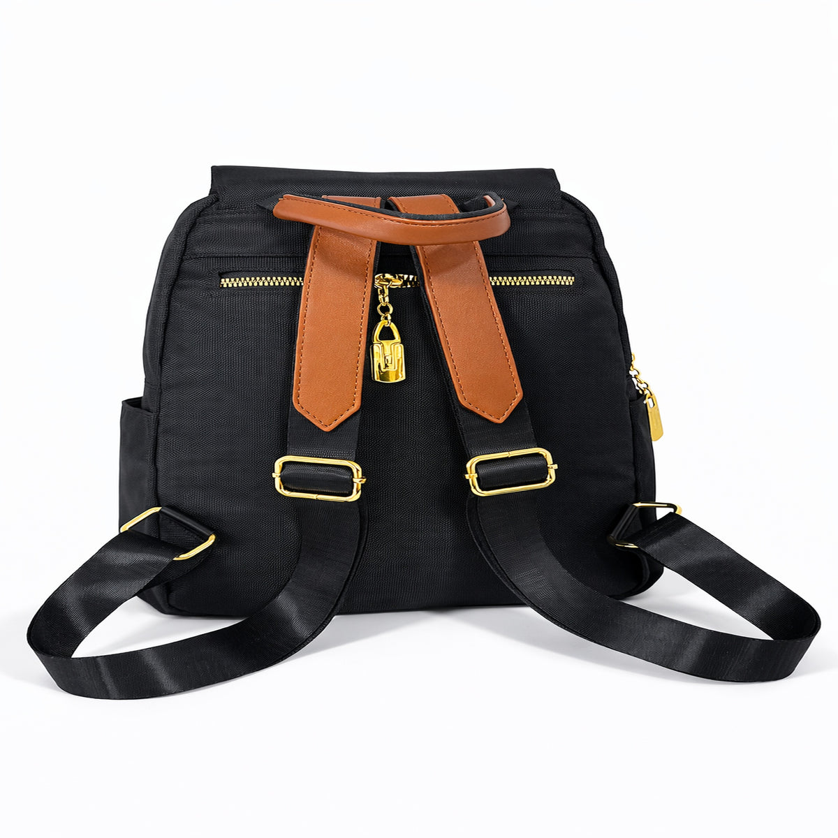 Mochila Negra Impermeable Elegante y Funcional