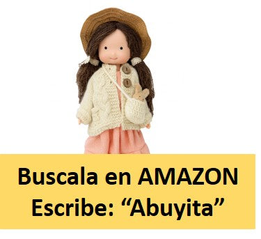 Muñeca Artesanal – Vestido Rosa la vendemos desde AMAZON