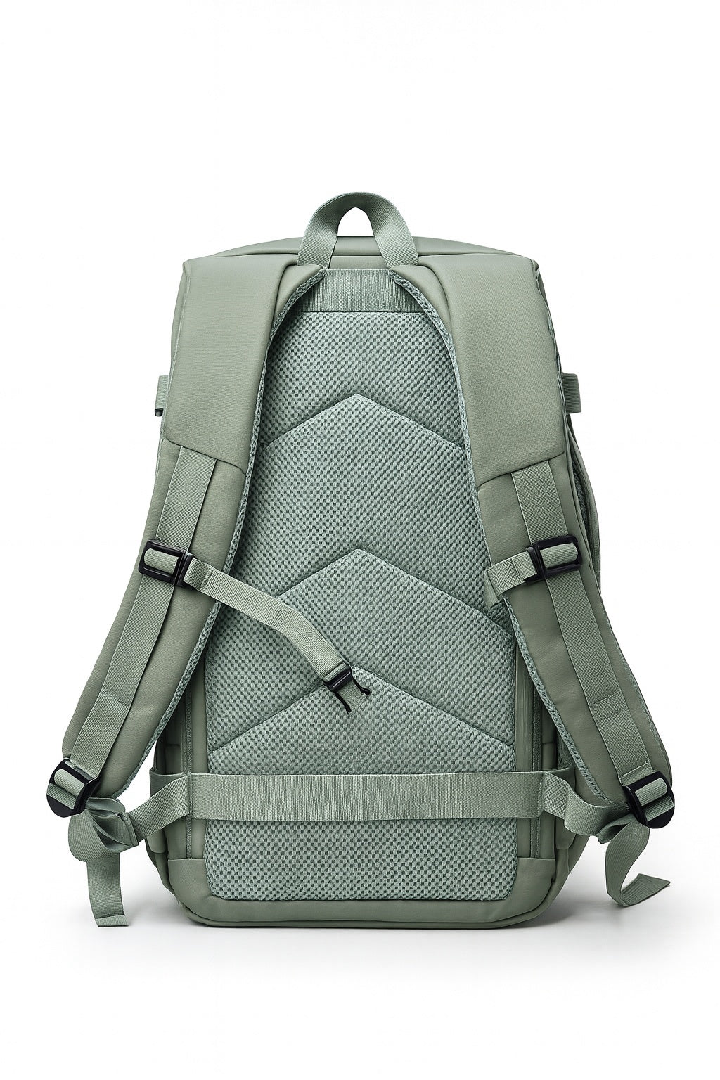 Mochila Viaje Cabina Avion 40x20x25 Apta para Ryanair - Travel Backpack Verde Impermeable Hombre Mujer Viaje, Trabajo y Estudio