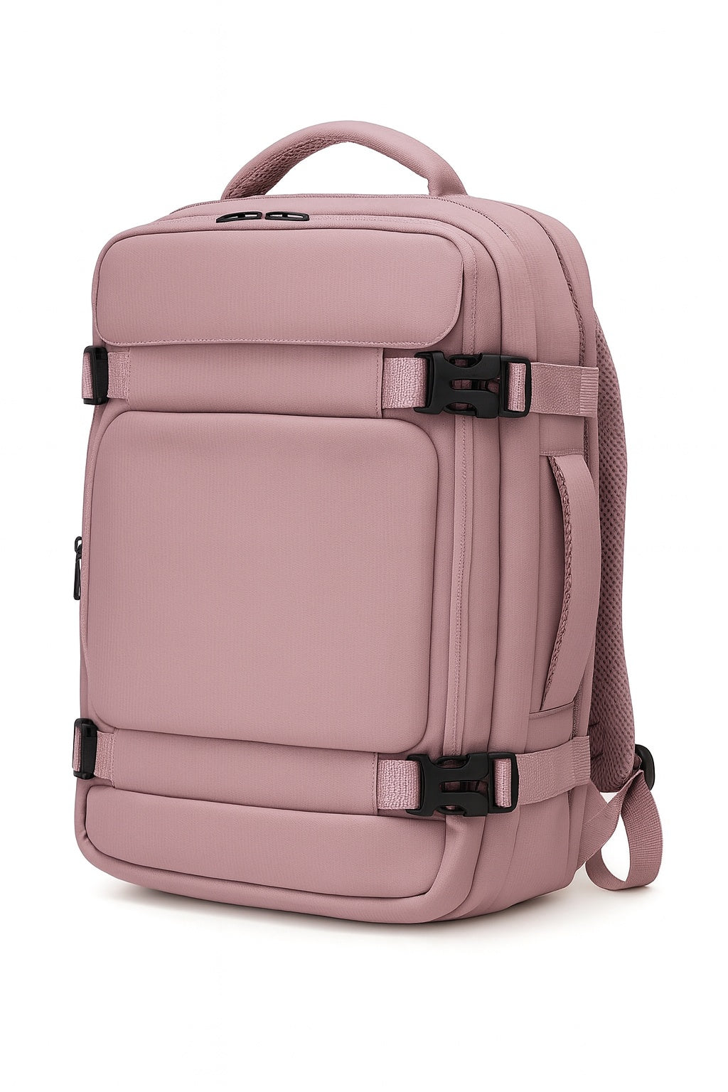 Mochila Viaje Cabina Avion 40x20x25 Apta para Ryanair - Travel Backpack Rosado Impermeable Hombre Mujer Viaje, Trabajo y Estudio