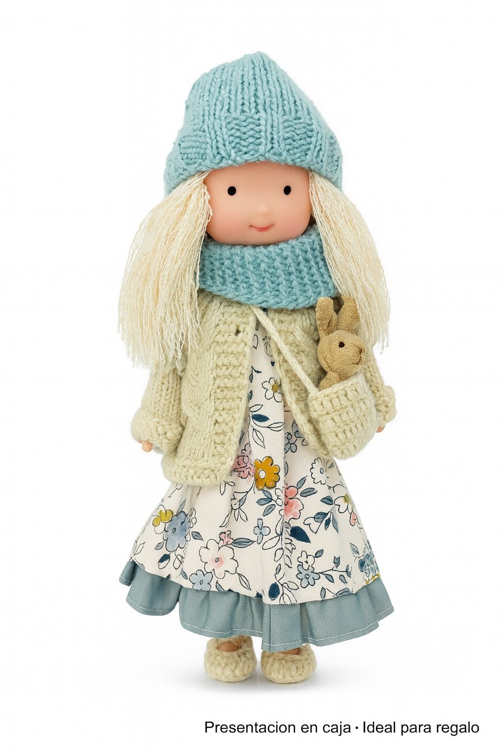 Muñeca Artesanal – Vestido Floreado la vendemos desde AMAZON