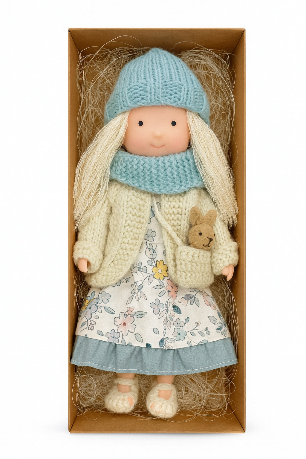 Muñeca Artesanal – Vestido Floreado la vendemos desde AMAZON