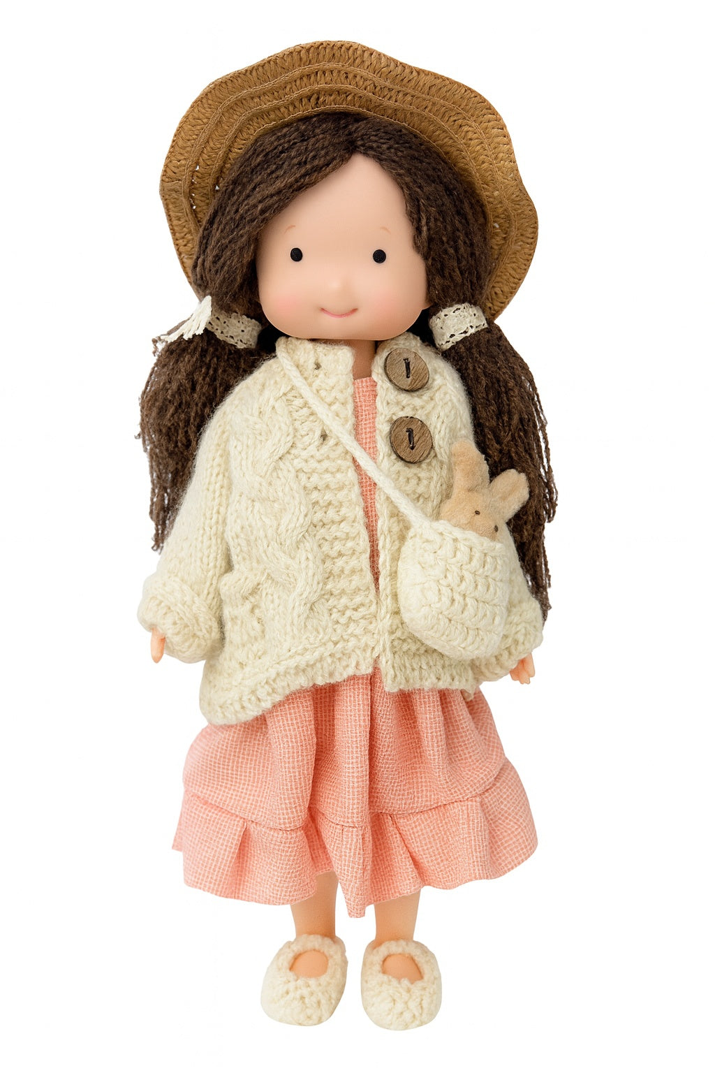 Muñeca Artesanal – Vestido Rosa la vendemos desde AMAZON
