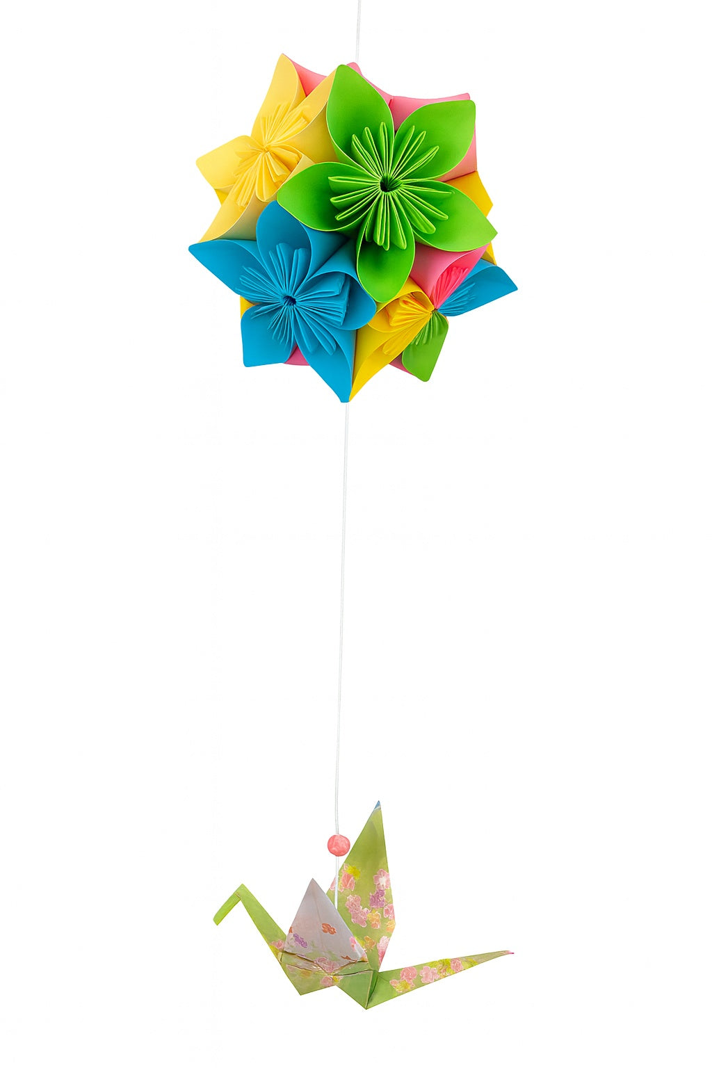 Esfera Floral de Origami